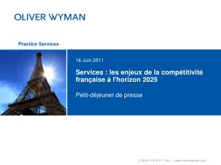 Services : les enjeux de la compétitivité française à l'horizon 2025