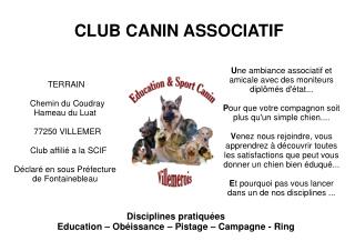 CLUB CANIN ASSOCIATIF