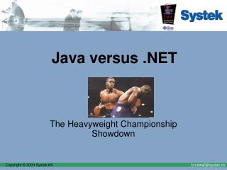 Java versus .NET