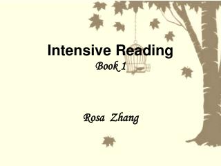 Intensive Reading Book 1