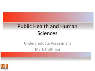 Public Health and Human Sciences