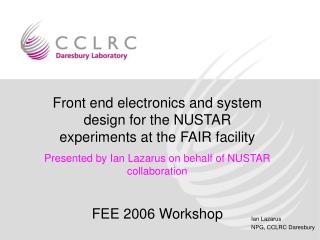 Front end electronics and system design for the NUSTAR experiments at the FAIR facility