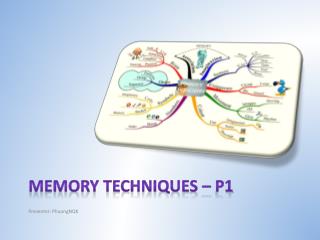 Memory techniques – p1
