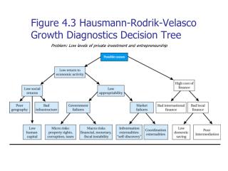 Figure 4.3 Hausmann-Rodrik-Velasco Growth Diagnostics Decision Tree