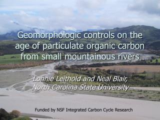 Geomorphologic controls on the age of particulate organic carbon from small mountainous rivers