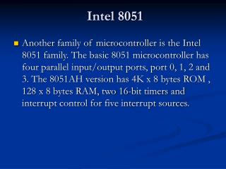 Intel 8051