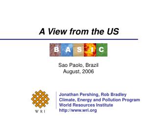 A View from the US Sao Paolo, Brazil August, 2006