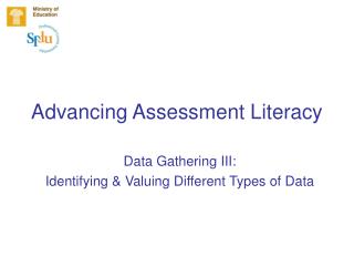 Advancing Assessment Literacy
