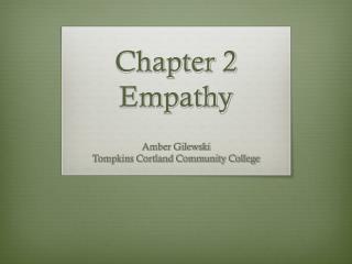 Chapter 2 Empathy