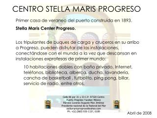 CENTRO STELLA MARIS PROGRESO