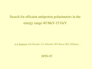 Search for efficient antiproton polarimeters in the energy range 40 MeV-15 GeV