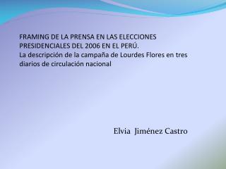 Elvia Jiménez Castro