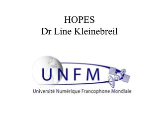 HOPES Dr Line Kleinebreil