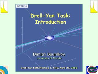 Drell-Yan Task: Introduction