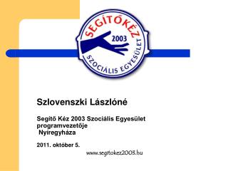Szlovenszki Lászlóné