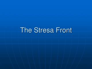 The Stresa Front