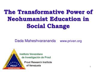 The Transformative Power of Neohumanist Education in Social Change