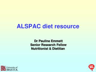 ALSPAC diet resource