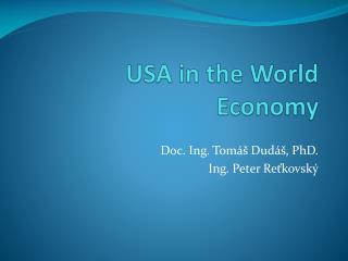 USA in the World Economy