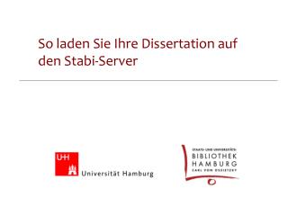 Online-Dissertationen