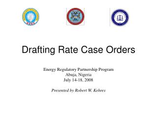 Drafting Rate Case Orders