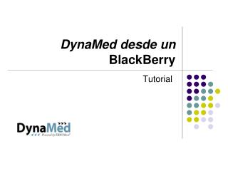 DynaMed desde un BlackBerry