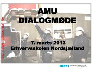 AMU DIALOGMØDE MARTS 2013
