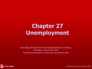 Chapter 27 Unemployment