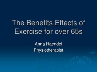 benefits of exercise