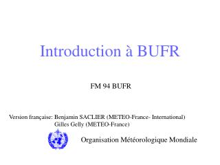 Introduction à BUFR