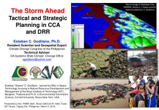 The Storm Ahead Tactical and Strategic Planning in CCA and DRR