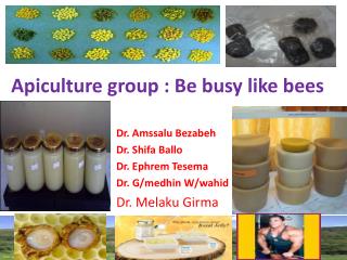 Apiculture group : Be busy like bees