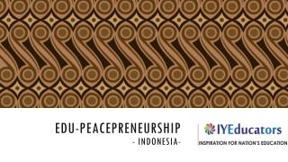 Edu-PeacePreneurship - Indonesia-
