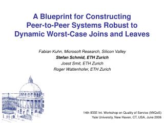 A Blueprint for Constructing Peer-to-Peer Systems Robust to Dynamic Worst-Case Joins and Leaves