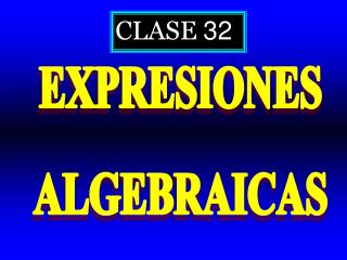 CLASE 32