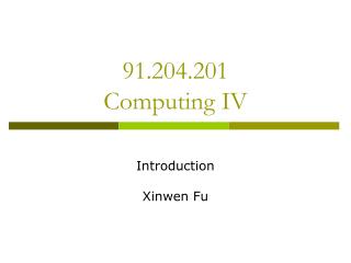91.204.201 Computing IV