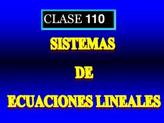 CLASE 110