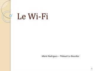 Le Wi-Fi