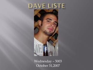 Dave Liste