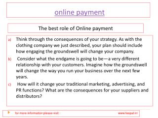 How to Choose a Right way for submitted online payment