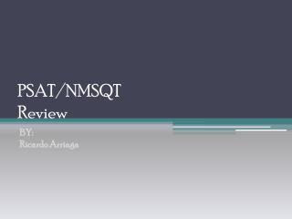 PSAT/NMSQT Review
