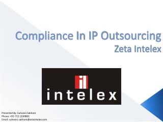 Compliance In IP Outsourcing Zeta Intelex