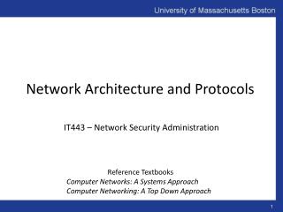 Network Architecture and Protocols