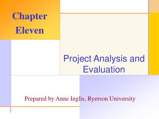 Project Analysis and Evaluation