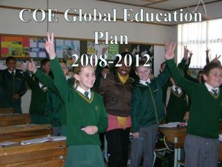 COE Global Education Plan 2008-2012