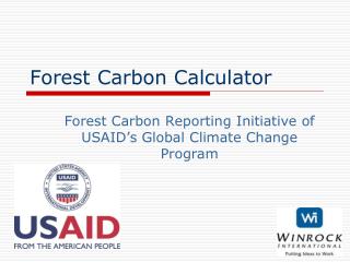 Forest Carbon Calculator