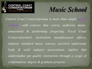 Learn Music Together Through the School of Music