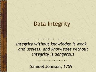 integrity data presentation ppt cloudflare changes user knowledge without management powerpoint 1759 dangerous samuel useless weak johnson slideserve