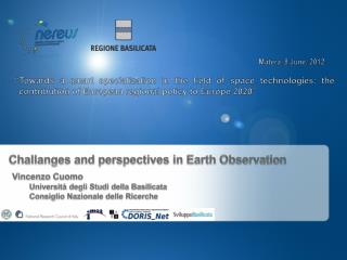 Challanges and perspectives in Earth Observation