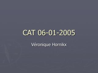CAT 06-01-2005
